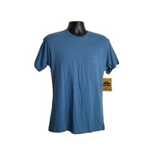 Old Mill Pocket Tee Mens Medium Blue Heaven Cotton NWT Basic Normcore Essential